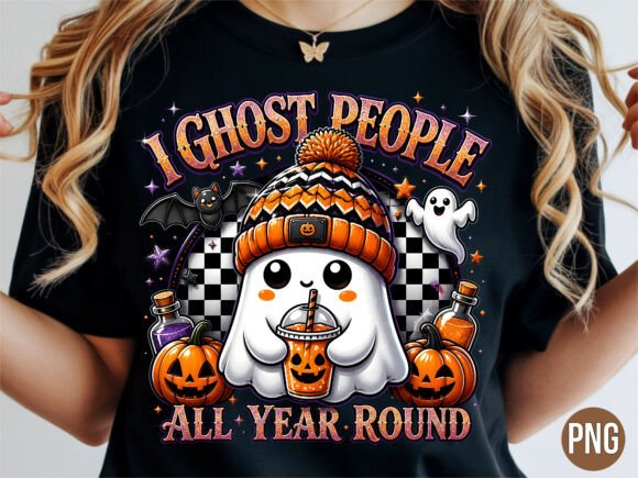 Download Ghost People All Year Halloween Tshirt - Halloween tshirt Collection