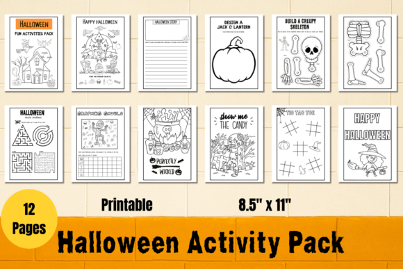 Download Halloween Printable Activity Pages - Halloween printable Collection