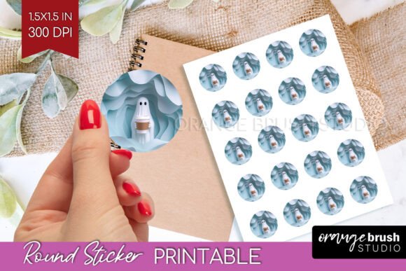 Download 3D Halloween Printable Sticker - Halloween printable Collection