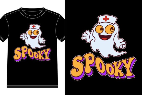 Download Spooky Nurse Halloween Tshirt Design - Halloween tshirt Collection